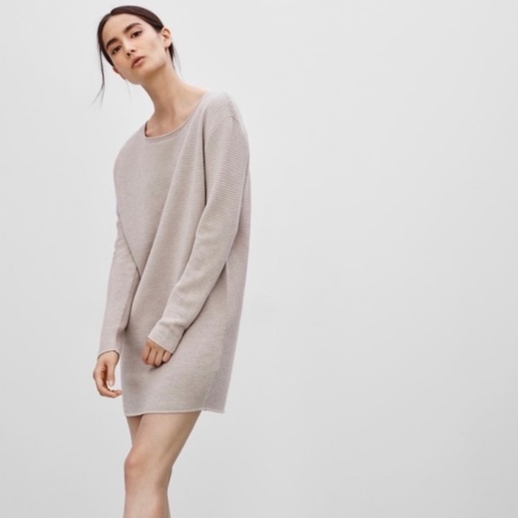 Aritzia Wilfred Campanule Dress in Taupe - Picture 2 of 4